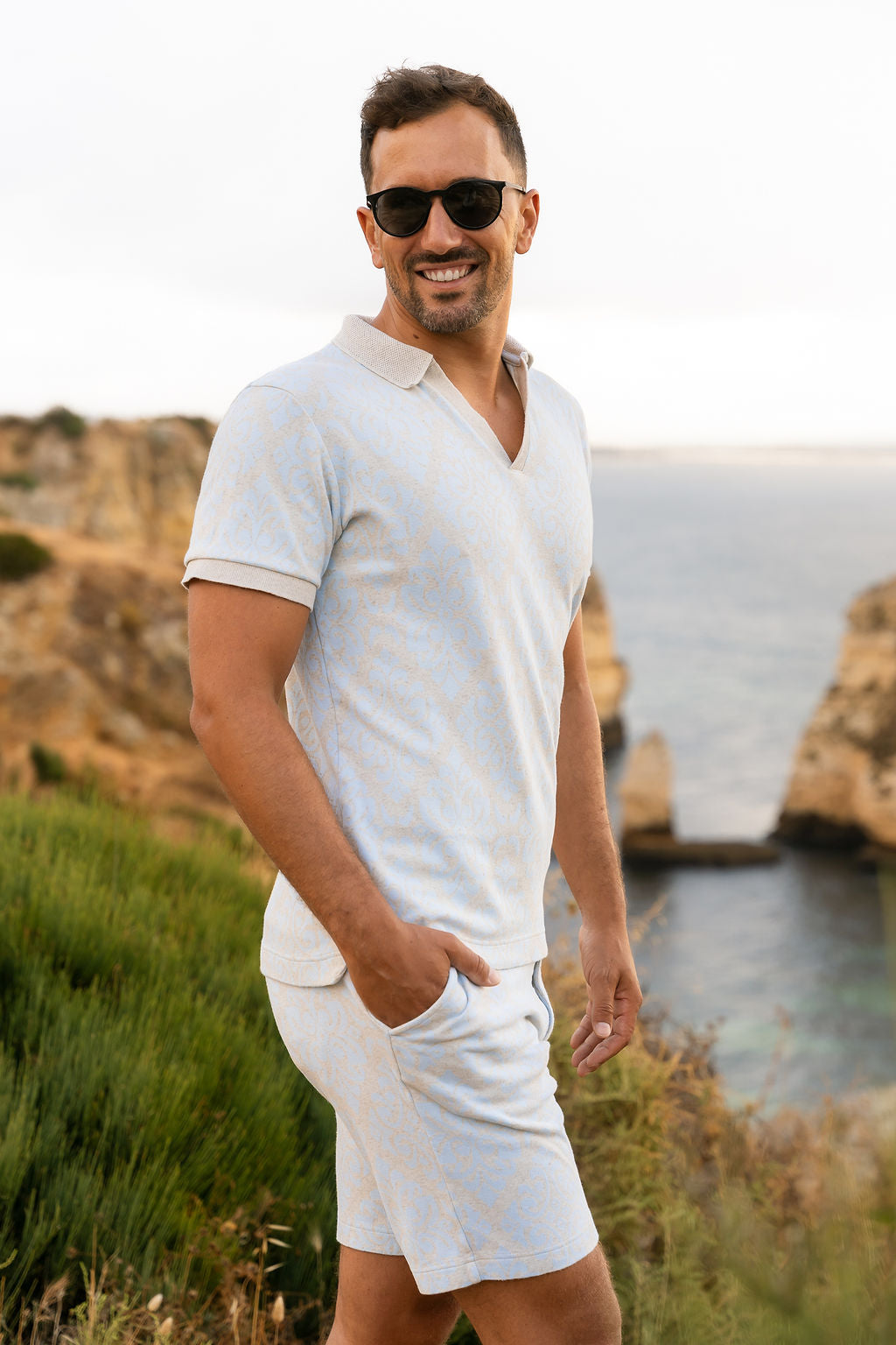 The Azulejo Set - Polo + Shorts
